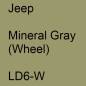 Preview: Jeep, Mineral Gray (Wheel), LD6-W.